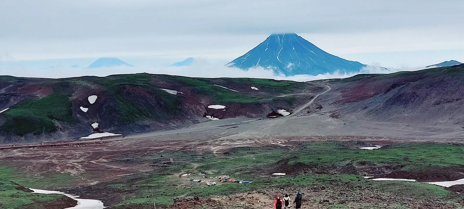 Вулканический ландшафт Камчатки